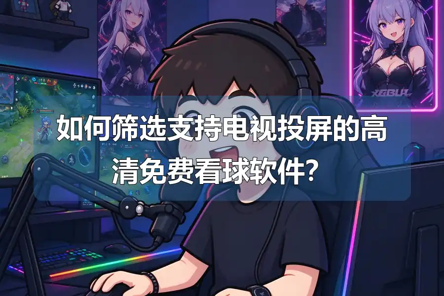 如何筛选支持电视投屏的高清免费看球软件？